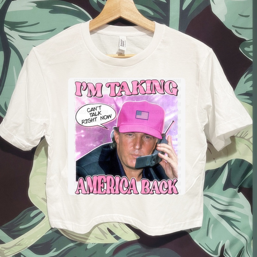 Trump crop top
